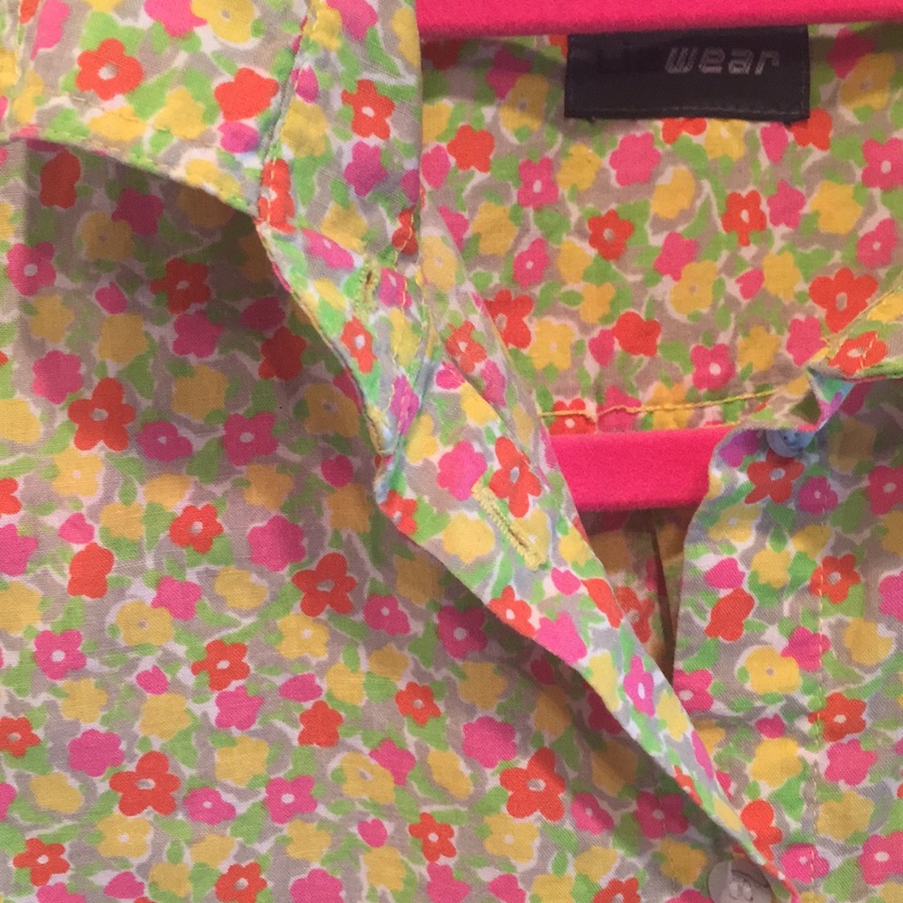 Floral Print Button Down